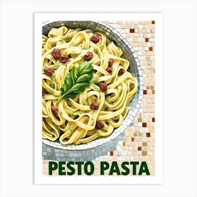 Pesto Pasta Art Print