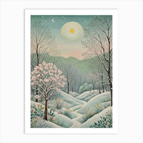 Winter Moonlight Art Print