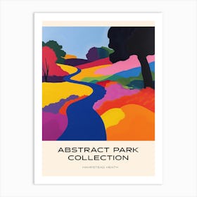 Abstract Park Collection Poster Hampstead Heath London 6 Art Print