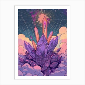 Amethyste Art Print