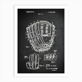 Baseball Glove Patent Print Baseball Gifts Baseball Patent Baseball Art Baseball Decor Baseball Glove Vintage Baseball Art Sb0361 Art Print