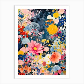 Hokusai  Great Japan Flowers Japanese 9 Art Print