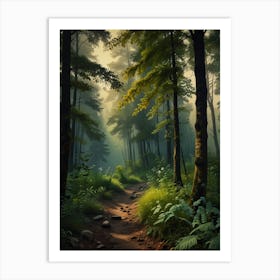 Forest Path Art Print