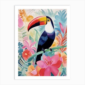 Toucan Watercolor Painting Art Print