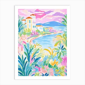 Anzio, Italy Colourful View 1 Art Print