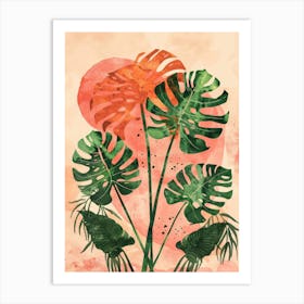 Tropical Leaves Canvas Print 7 Art Print