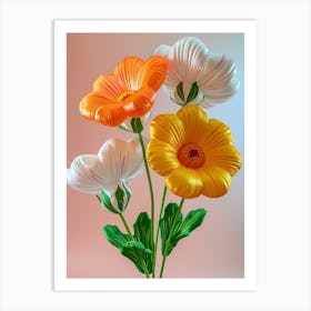 Dreamy Inflatable Flowers Calendula 1 Art Print