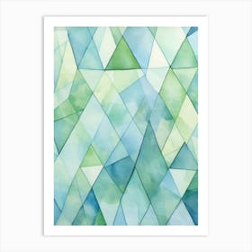 Abstract Watercolor Painting 26 Art Print