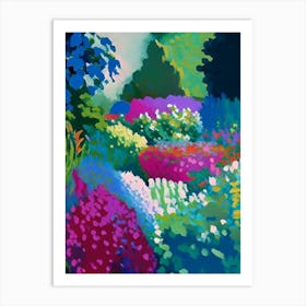 Monet S Garden, Usa Abstract Still Life Art Print