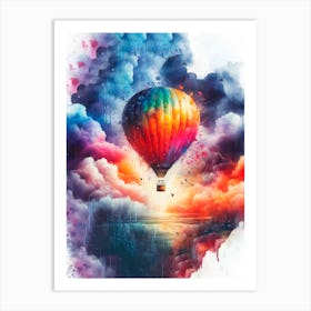 Hot Air Balloon Art Print