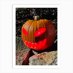 Halloween Pumpkin 7 Art Print