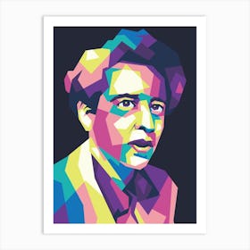 Wpap Hannah Arendt Art Print