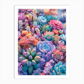 Succulents 4 Art Print