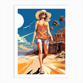 Beach Girls 8 Art Print