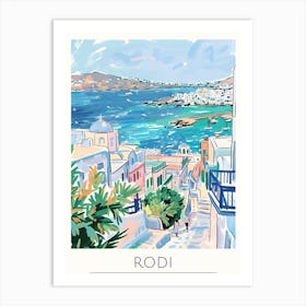 Rodi Greece Art Print