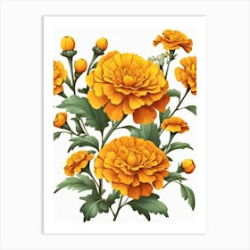 Carnations 7 Art Print