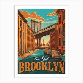 Brooklyn Charm: Capture the Essence with this Poster Art Print