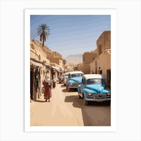 Old Cars In The Desert 1 Art Print