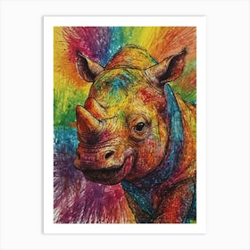 Rhino 2 Art Print