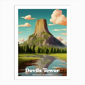 Devils Tower National Monument 1 Art Print