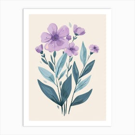 Watercolor Flowers 34 Art Print