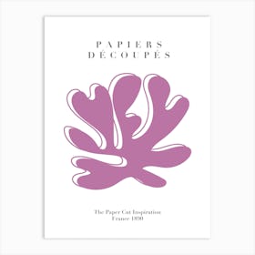 Papiers Decoupes   Cut Out Lilac   Musem Of Modern Art Art Print