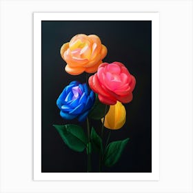 Bright Inflatable Flowers Camellia 3 Art Print