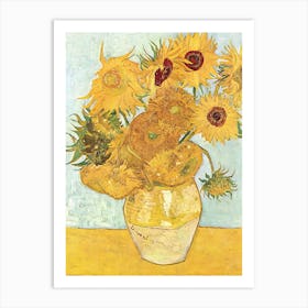 Vincent Van Gogh Sunflowers 1 Art Print