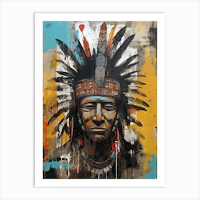 Cultural Canvas: Native American Artistry Unveiled Art Print
