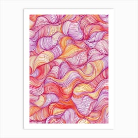 Abstract Seamless Pattern Art Print