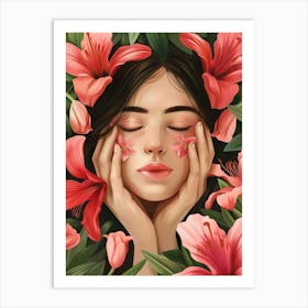 Lily Painting 8 Art Print