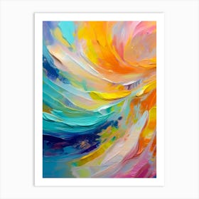 Movement And Energy Of Wind Art Print