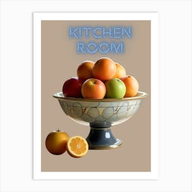 kitchen room Art Print