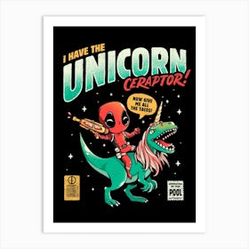 Unicornceraptor Art Print