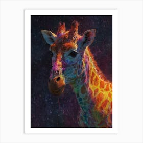 Giraffe Canvas Art 9 Art Print