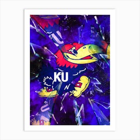 Kansas Jayhawks 1 Art Print