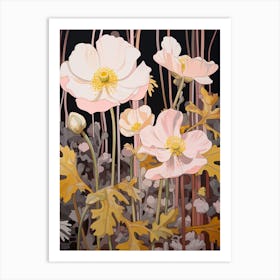 Buttercup 3 Flower Painting Art Print