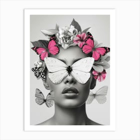 Butterfly Portrait Art Print