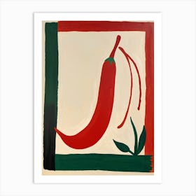 Chili Pepper Art Print