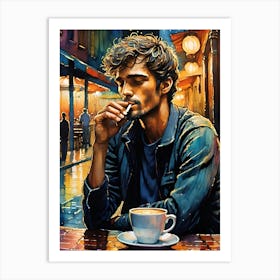 Coffee And Cigarettes Art Print