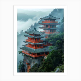 Chinese Pagoda 2 Art Print