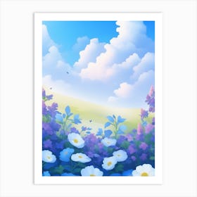 Flower Field Art Print