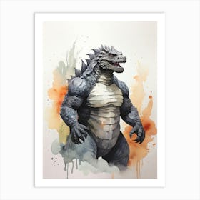 Godzilla 7 Art Print