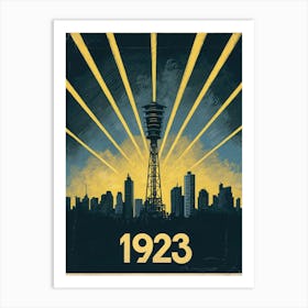 Aihrgdesign A Vintage Technology Poster Celebrating The Wides 53a03c28 3be5 42b5 A6a1 B63be3d81197 1 Art Print