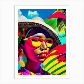 Maluku Indonesia Pop Art Photography Tropical Destination Art Print