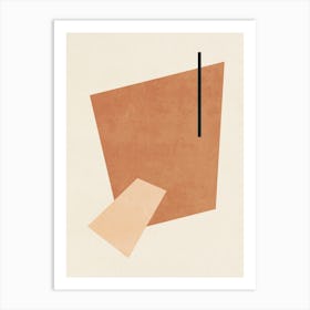 Abstract Shapes - b02 Art Print