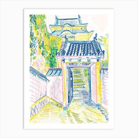 Doors And Gates Collection Osaka, Japan 3 Art Print