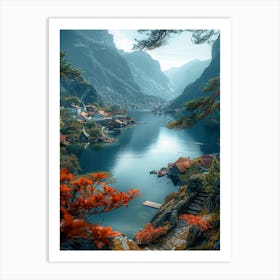 Swedish Landscape Art Print