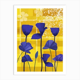 Blue Poppies Art Print