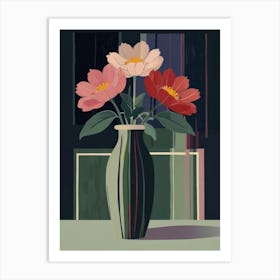 Flowers In A Vase 5 Art Print